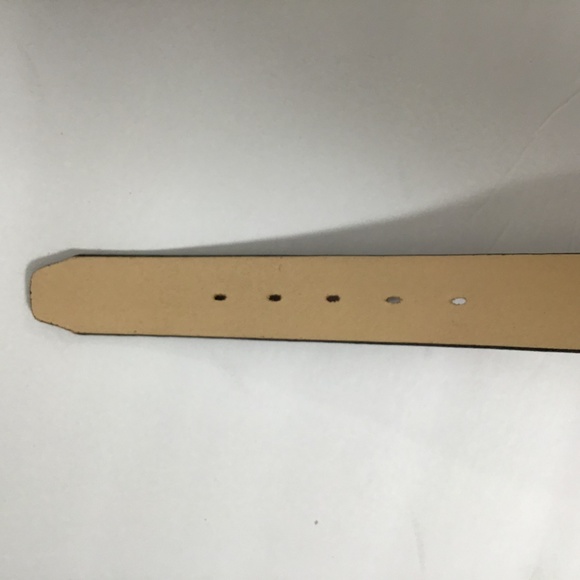 Brown Leather Embossed Design Belt Size 36 NWOT - Picture 6 of 6